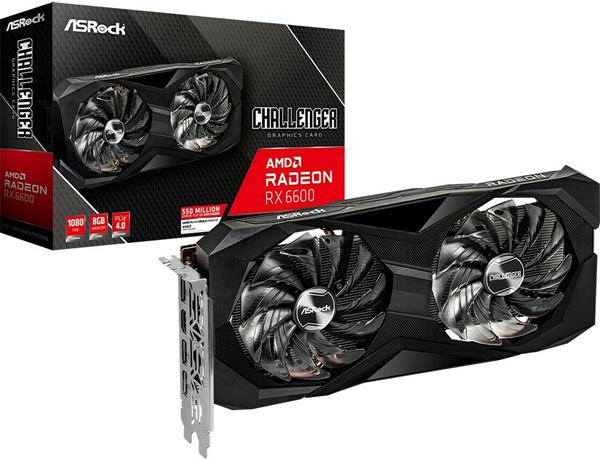 ASROCK RADEON RX 6600 8GB CHALLENGER D