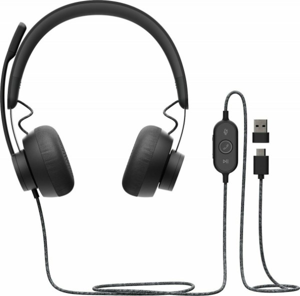 LOGITECH ZONE WIRED HEADSET 981-000875