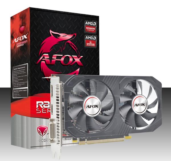 AFOX RX 550 4GB GDDR5 DVI HDMI DP DUAL FAN AFRX550-4096D5H4-V6