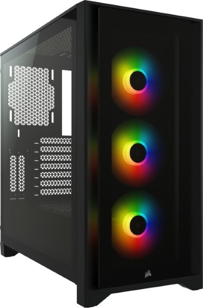 CORSAIR ICUE 4000X RGB TG BK ATX CC-9011204-WW