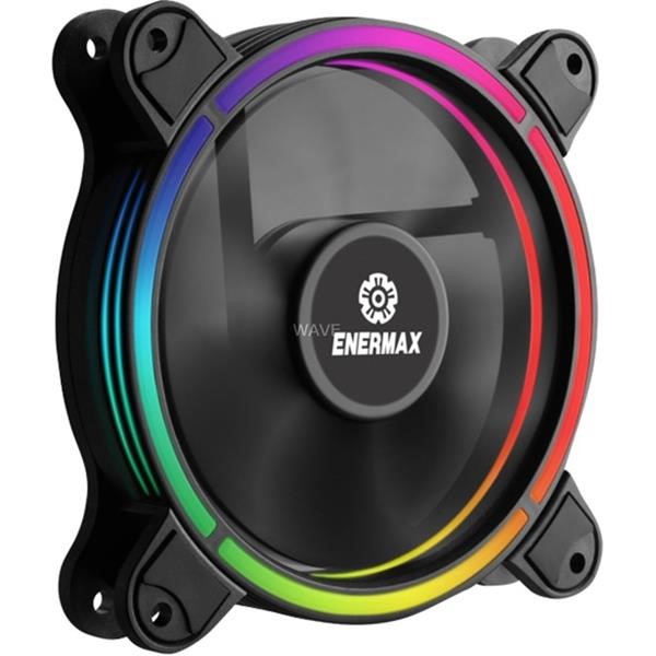 ENERMAX T.B. RGB 6 FAN PACK 120X120X25,  80,75 M³ H  47,53 CFM   BLACK UCTBRGB12-BP6