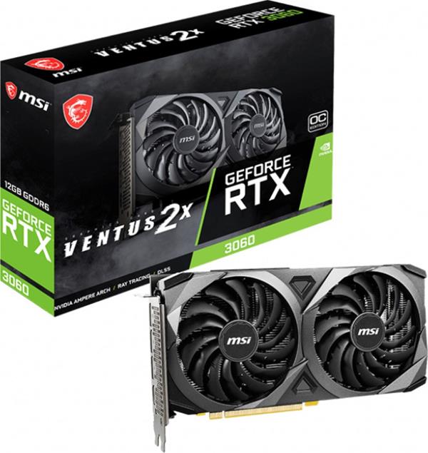 MSI RTX 3060 VENTUS 2X 12G OC 12 GB GDDR6