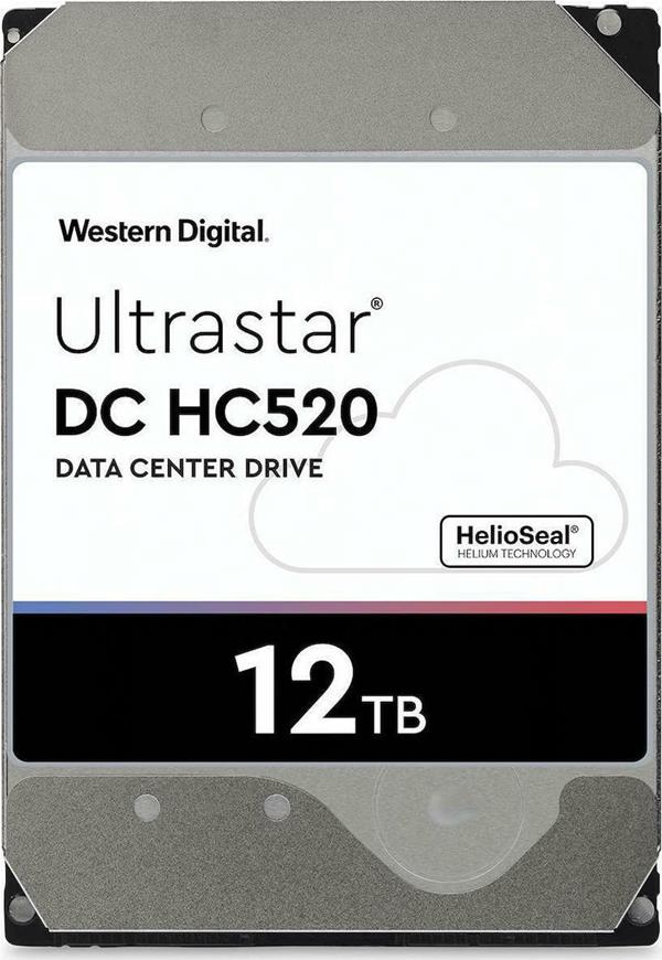 Western Digital Ultrastar DC HC520 12TB HDD  3.5" SAS 3.0 7200rpm