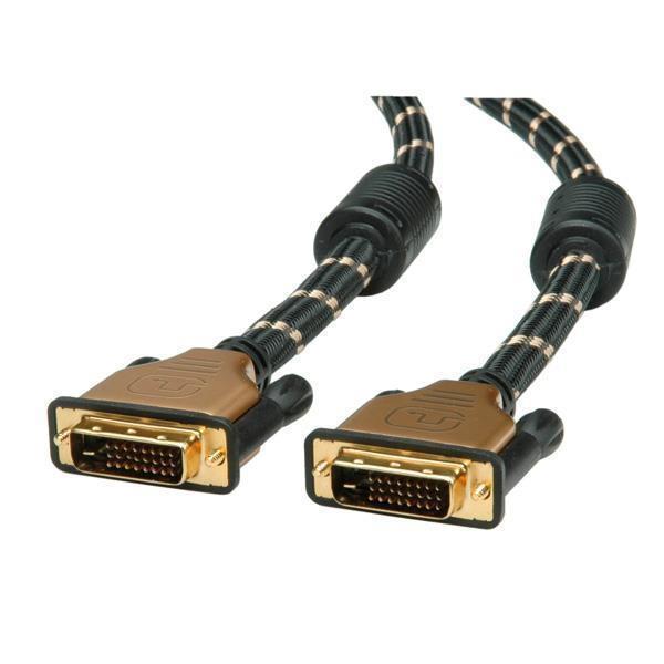 ROLINE DVI CABLE M/M 2.0M DUAL LINK GOLD PLATED