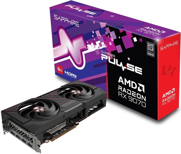 VGA SAPPHIRE PULSE Radeon RX 9070 16GB Gaming (UEFI)