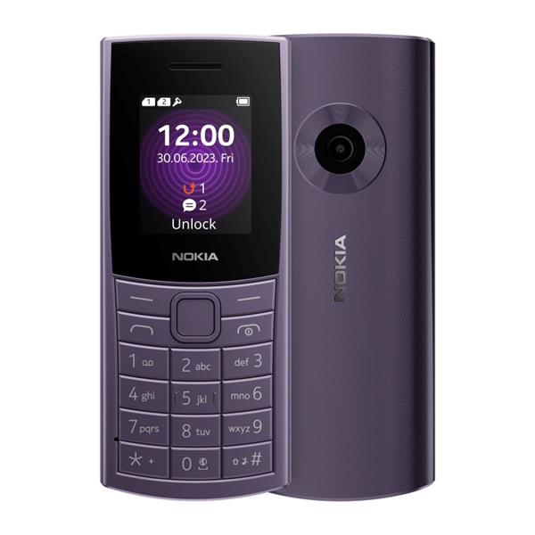 Nokia 110 4G (2023) 4.57 cm (1.8") 94.5 g Blue, Purple Feature phone