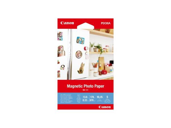 Canon Magnetic Photo Paper Mg-101 4X6 5 3634C002Aa