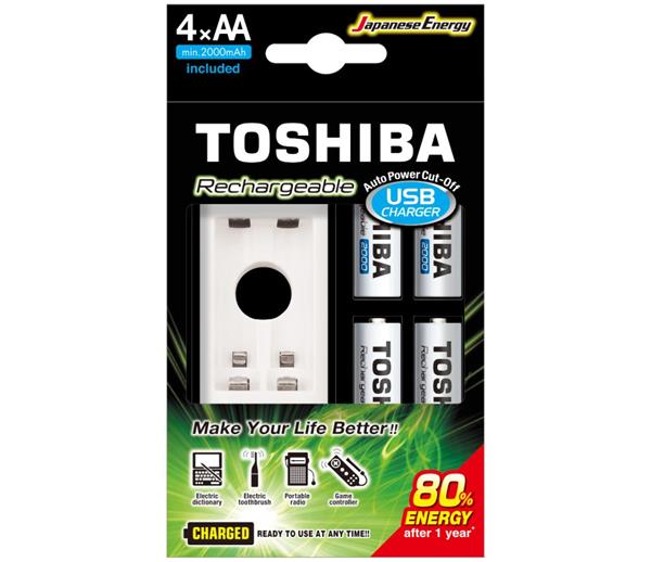 Toshiba Tnhc-6Gme4 Cb Aa 2000Mah X 4 4904530593741