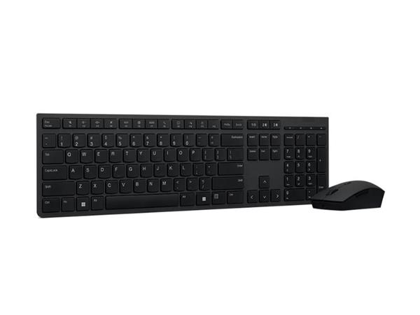 Lenovo Professional Wireless Rechargeable Combo Keyboard And Mouse-Greek 4X31K03946 4X31K03946