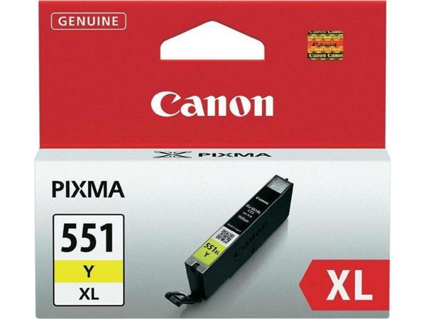 Canon Yellow Xl Ink Cli-551Xl Y 6446B001Aa