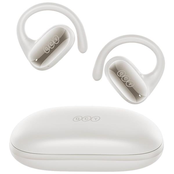 QCY CROSSKY GTR 2 WHITE OPEN EAR WIRELESS HEADPHONES SPORTS HEADSET AIR CONDUCTION TWS ENC CALL IPX5