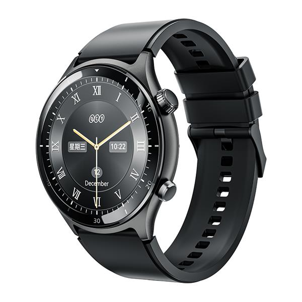 QCY Active GT S7 BT Call Watch Black – 3ATM Waterproof, 120 sports (Auto-detect Sport A.I.)