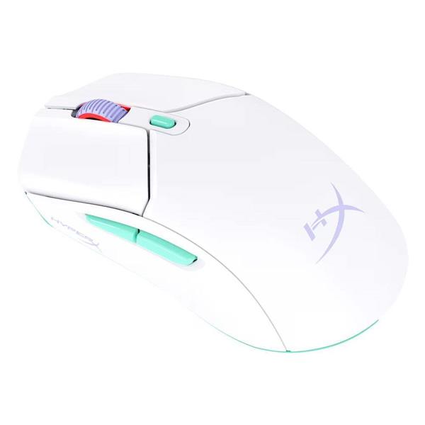 HP HyperX Pulsefire Haste 2 Core Wls - Gaming Mouse (Wht/Grn/Pur)