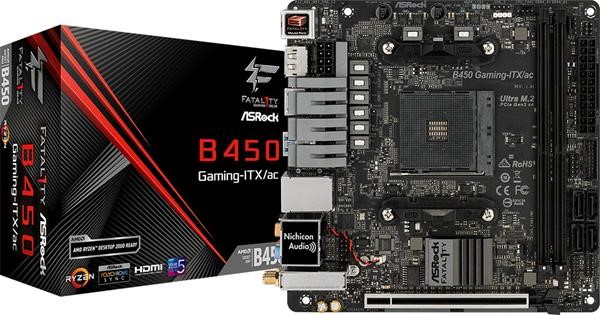 ASROCK  B450 GAMING-ITX/AC  AM4   D