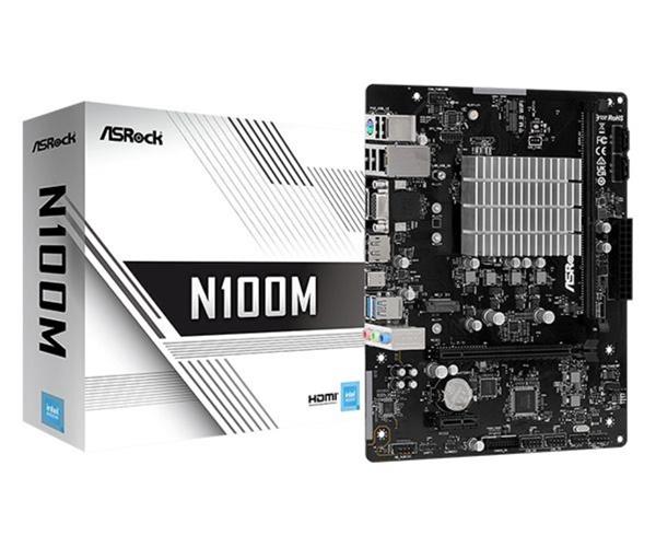 ASROCK N100M INTEL CPU ONBOARD