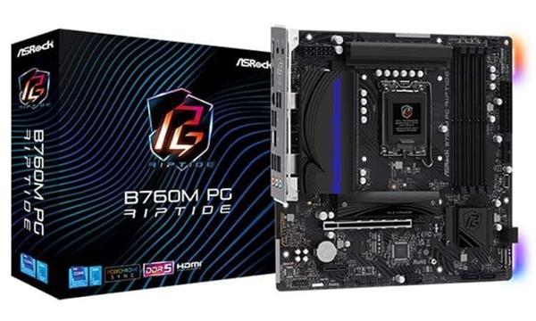 ASROCK B760M PG RIPTIDE - MICRO-ATX - SOCKET  1700 -  B760