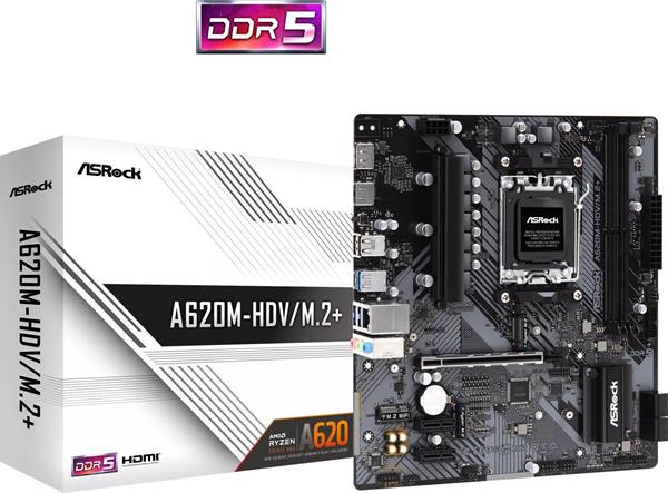 ASROCK ASROCK A620M-HDV/M.2PLUS AM5 D