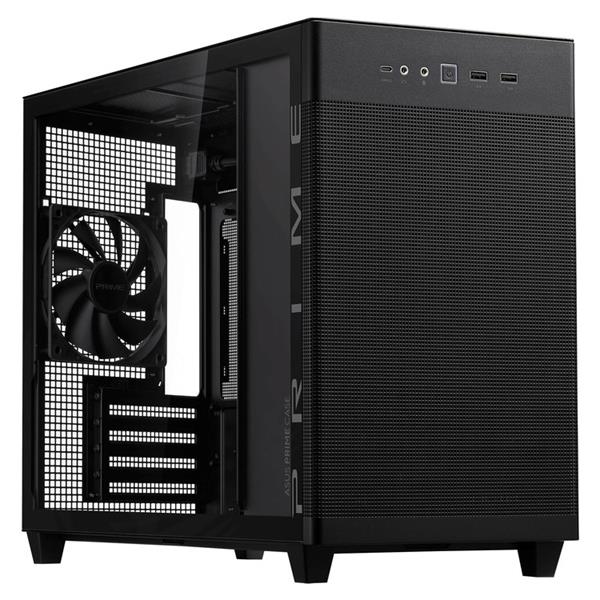 ASUS CASE Prime AP201 Tempered Glass MicroATX Black