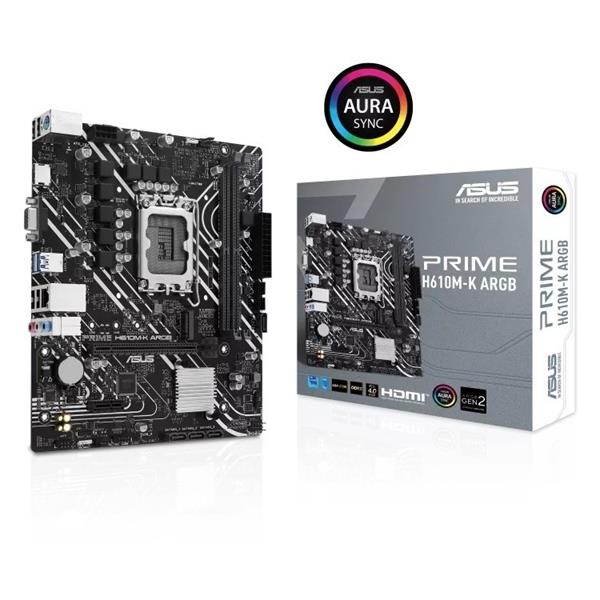 ASUS MOTHERBOARD PRIME H610M-K ARGB DDR5 1700