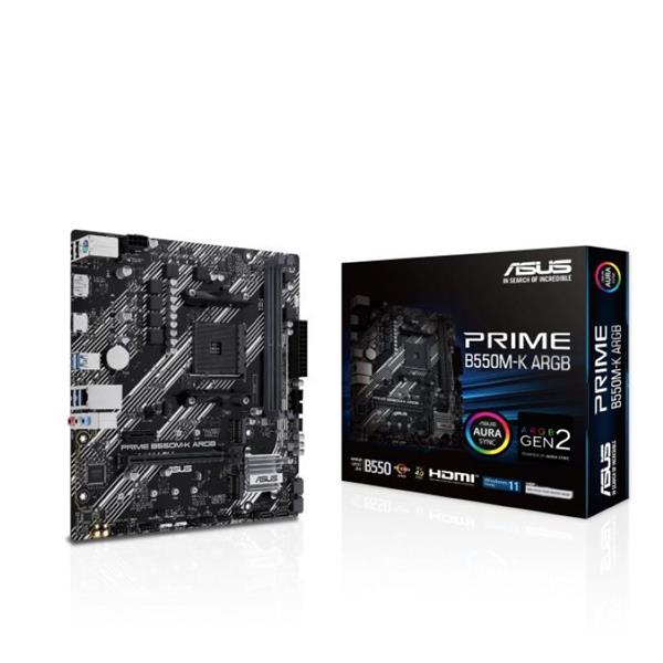 ASUS  AM4 PRIME B550M-K ARGB