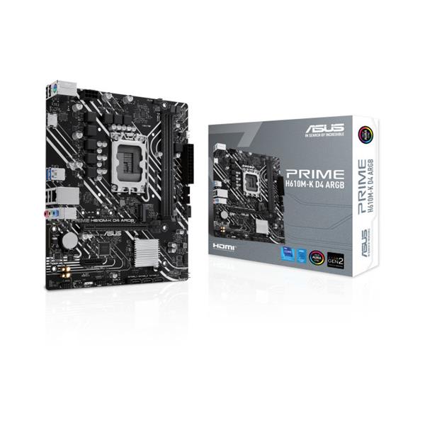 ASUS MOTHERBOARD PRIME H610M-K D4 ARGB 1700  DDR4