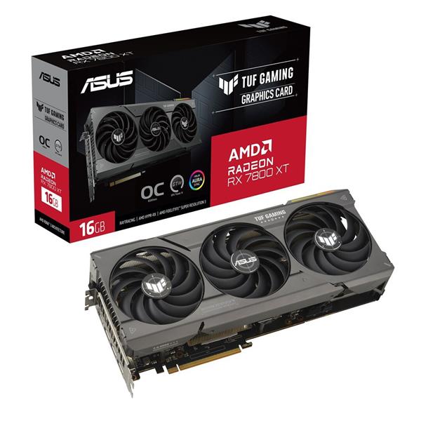 VGA Asus Radeon RX 7800XT 16GB TUF Gaming OC GDDR6