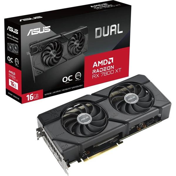 VGA Asus Radeon RX 7800XT 16GB DUAL OC GDDR6