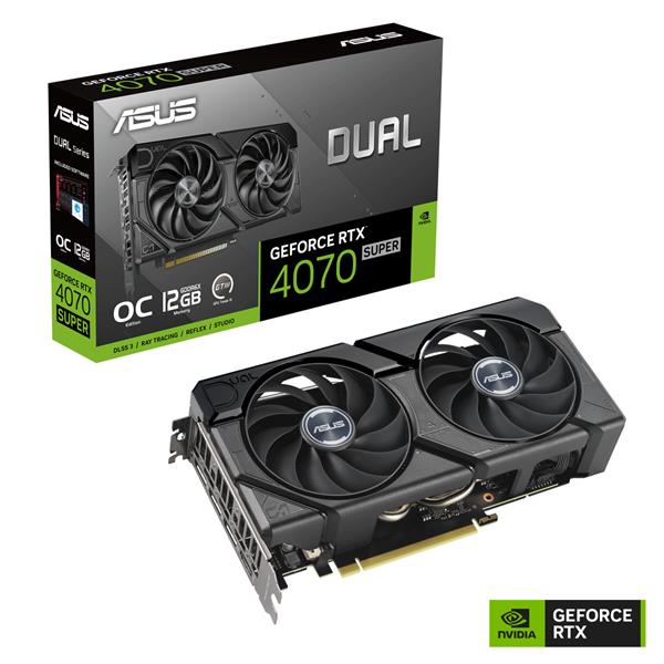 VGA Asus GeForce® RTX 4070 Super 12GB Dual EVO OC