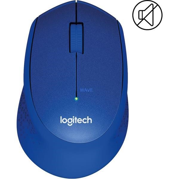 LOGITECH MOUSE M330 SILENT PLUS, MOUSE BLUE