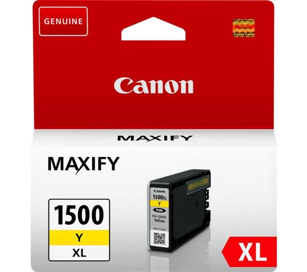 Canon Ink Pgi-1500Xl Y Yellow Dual Resis 9195B001Aa