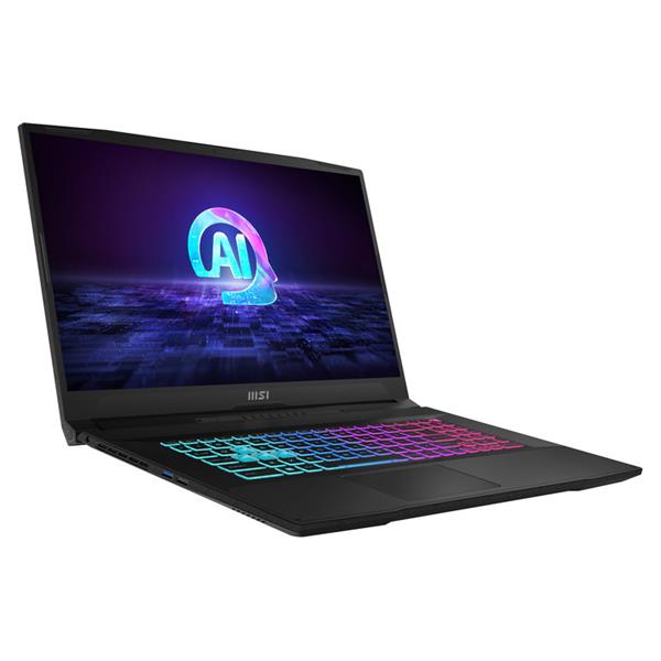 MSI Laptop KATANA A17 AI B8VF 17.3'' FHD IPS 144Hz/R7-8845HS/16GB/1TB SSD NVMe PCIe 4.0/NVidia GeForce RTX 4060 8GB/Win 11 Home/2Y/Black