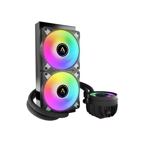 ARCTIC LIQUID FREEZER III 240MM A-RGB BLACK AIO CPU WATER COOLER 2X P12 PWM PST A-RGB FAN