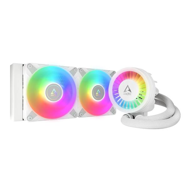 ARCTIC LIQUID FREEZER III 240MM A-RGB WHITE AIO CPU WATER COOLER 2X P12 PWM PST A-RGB FAN