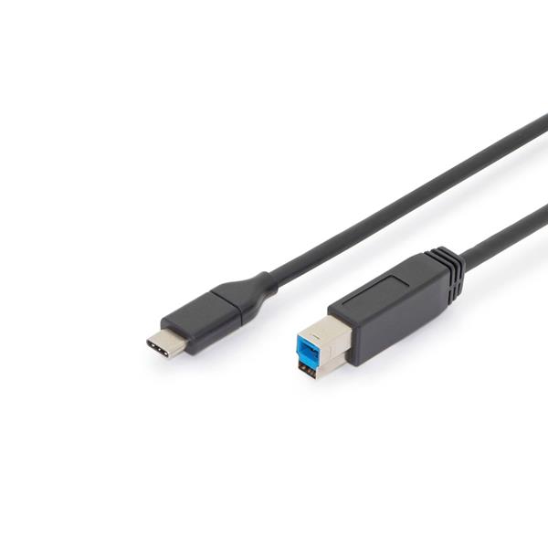 DIGITUS USB TYPE-C CABLE GEN2 TYPE-C TO B