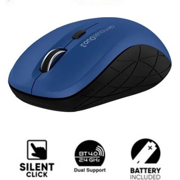 ALCATROZ BLUETOOTH 4.0-WIRELESS MOUSE DUO 3 SILENT BLUE