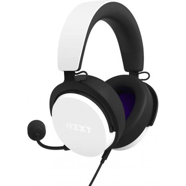 NZXT Relay Wired PC Gaming Headset White