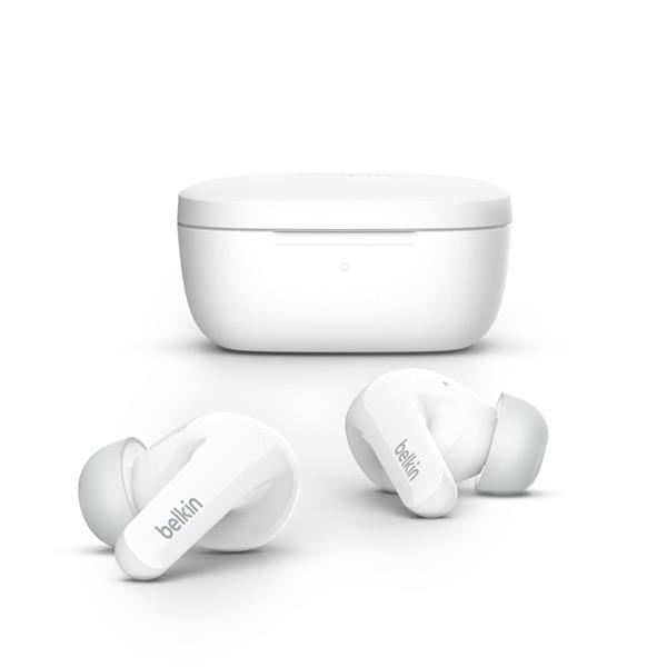 BELKIN SOUNDFORM FLOW ANC IN-EAR WIREL HEADPHONE WHITE AUC006BTWH