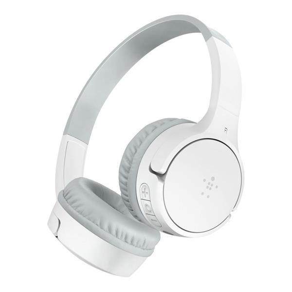 BELKIN SOUNDFORM MINI-ON-EAR KIDS HEADPHONE WHITE AUD002BTWH