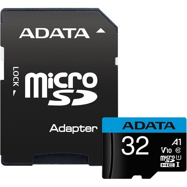 ADATA PREMIER 32GB MICROSDHC MEMORY CARD UHS-I U1, CLASS 10