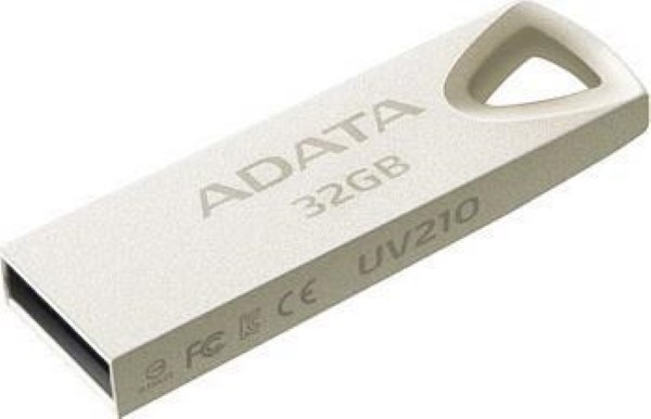 ADATA FLASH USB 2.0  32GB  UV210 SILVER