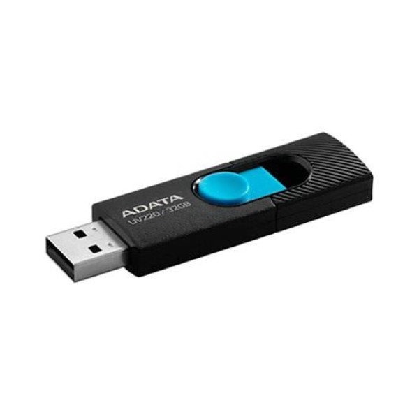 ADATA FLASH DRIVE 32GB USB2.0 UV220 BLACK / BLUE