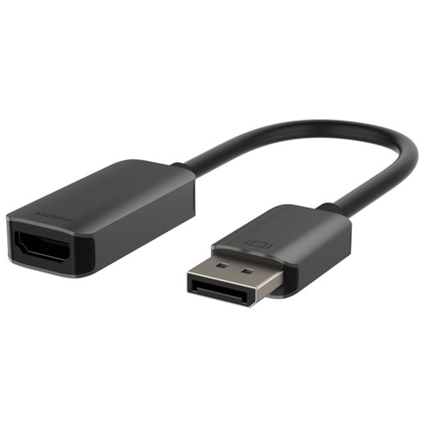 BELKIN DISPLAYPORT TO HDMI-ADAP 4K HDR BLACK/GREY AVC011BTSGY-BL