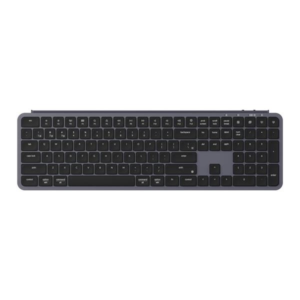 Keychron B6 Pro (B6P-K1) Ultraslim Wireless BT Keyboard ZMK Online customization – Gray 100% US Lay