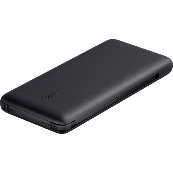 BELKIN POWER BANK 18W 10.000MAH USB-C+LIGHTNING CAB. BPB006BTBLK