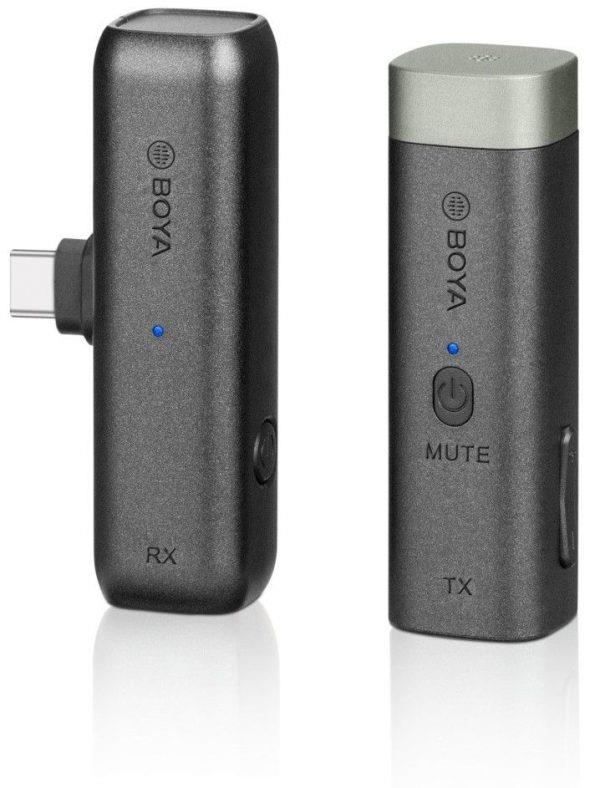 BOYA BY-WM3U WIRELESS MIC 2.4GHZ WIRELESS MIC SYSTEM, FOR USB TYPE-C, 3.5MMTRS. TRRS