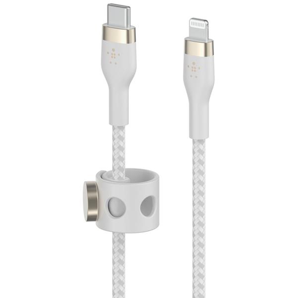 BELKIN FLEX LIGHTNING/USB-C 15W 1M MFI. CERT. WHITE CAA011BT1MWH