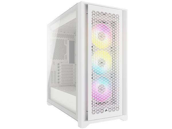 Corsair Mid Tower Atx Case 5000D Rgb Windowed Airflow Tempered Glass - White - Cc-9011243-Ww Cc-9011243-Ww