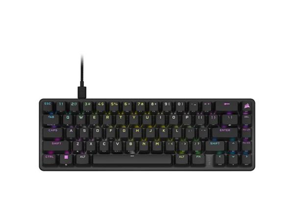 Corsair Wired Optical - Mechanica Gaming Keyboard K65 Pro Mini Rgb 65% - Black Ch-91A401A-Na