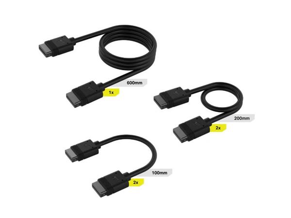 Corsair Diy Icue Link Cable Kit - Black Cl-9011118-Ww