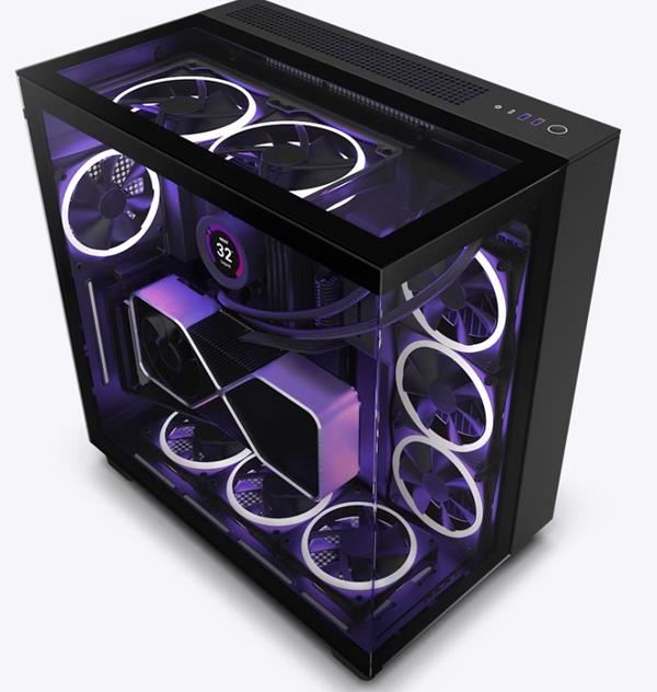 NZXT H9 Elite Midi Tower Μαύρο